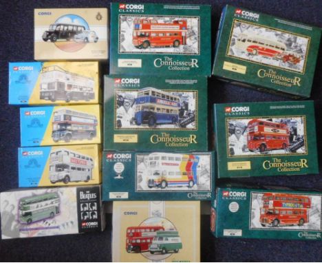 Corgi Classic Public transport, Classic Commercials the Connoisseur Collection and others: includes Liverpool Corporation 'Th