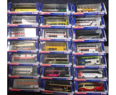 Corgi Collectors Club members Exclusive Models: assorted double and single decker's together with coaches, various liveries i