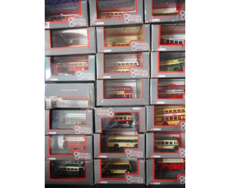 Corgi Original Omnibus Company limited Edition: assorted double and single decker's together with coaches, various liveries i