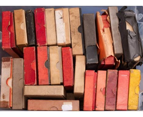 A large collection of early 20th century 3 inch lantern slides, mostly European topography, English churches and architecture