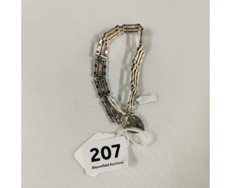 SILVER GATE BRACELET