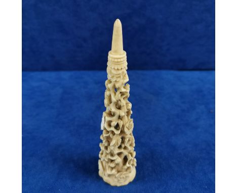 ANTIQUE CARVED IVORY ITEM