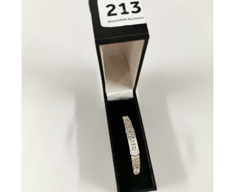 CHINESE SILVER BANGLE