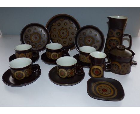 Denby stoneware part tea service (1 box)