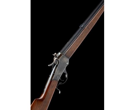 A .25-20 WINCHESTER MODEL 1885 'LOW-WALL' SINGLE-SHOT RIFLE, serial no. 120251, circa 1920 (see notes below), with No.1 weigh