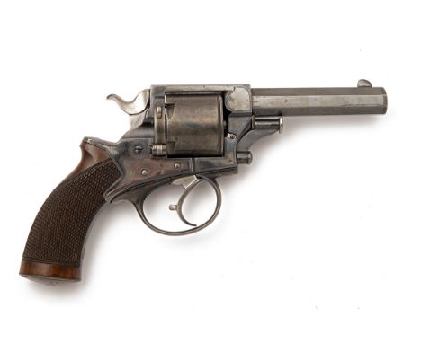 A GOOD .450 TRANTER'S PATENT FIVE-SHOT REVOLVER SIGNED W. GRIFFITHS, MANCHESTER, serial no. 53864, of so called 'flat-front r