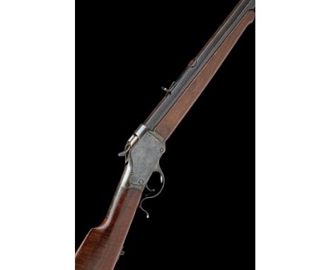 A .32-40 (W&B) WINCHESTER SINGLE-SHOT MODEL 1885 'HIGH-WALL' RIFLE, serial no. 48171, for 1890-91, with No.3 weight blued oct