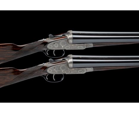 BOSS & CO. A PAIR OF 12-BORE EASY-OPENING SIDELOCK EJECTORS, serial no. 6935 / 6, circa 1922, 29in. nitro reproved chopperlum