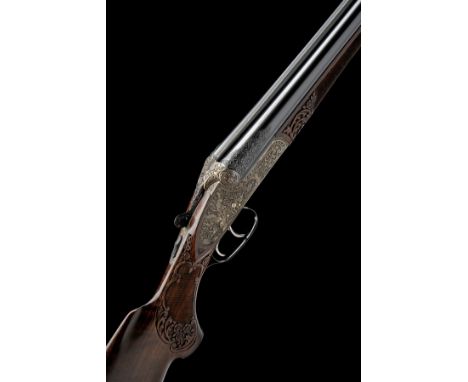 GEBR. MERKEL (SUHL) A LITTLE-USED AND HIGHLY ORNATE 12-BORE SIDELOCK EJECTOR, serial no. 775392, dated 1981, 28in. nitro repr