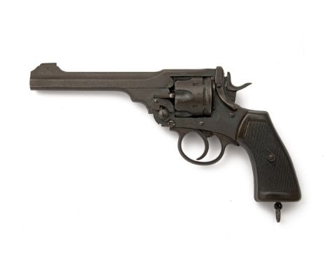 A .455 WORLD WAR ONE WEBLEY 'MKVI' SERVICE REVOLVER, serial no. 295578, dated for 1917, with 6in. barrel, break open frame wi