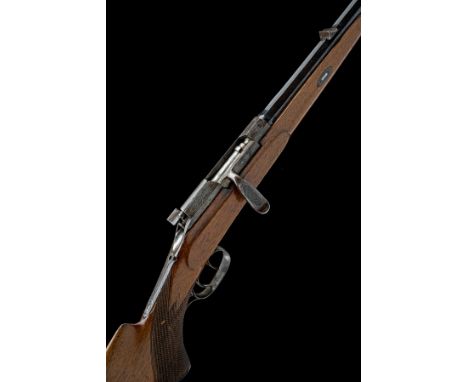 A CONTINENTAL 8.15x46R SINGLE-SHOT BOLT-ACTION SPORTING RIFLE, UNSIGNED, serial no. 3780, of Mauser design, with tapering oct