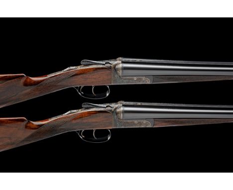 DAVID McKAY BROWN A FINE PAIR OF 28-BORE ROUND-ACTION EJECTORS, serial no. 8124 / 5, for 2014, 29in. nitro chopperlump barrel