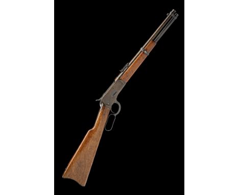 WINCHESTER A RARE .44-40 (WCF) 'MODEL 1892 'TRAPPER'' LEVER-ACTION REPEATING CARBINE, serial no. 352361, for 1905, with taper