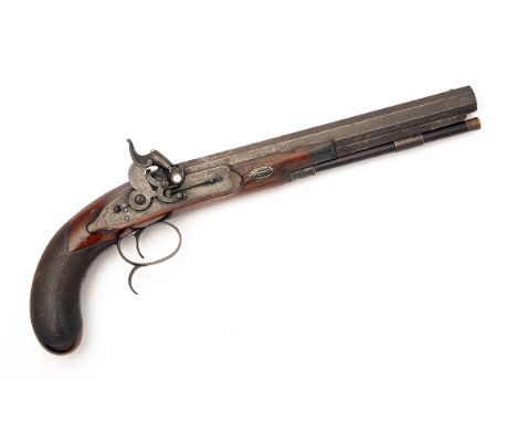 Sold at Auction: AN INTERESTING BRASS-BARRELLED FLINTLOCK BLUNDERBUSS  PISTOL BY JOHN WATERS, CIRCA 1785, serial no. 239