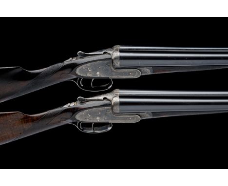 J. PURDEY A PAIR OF 12-BORE SELF-OPENING SIDELOCK EJECTORS, serial no. 19677 / 8, for 1909, 29 1/2in. nitro chopperlump barre