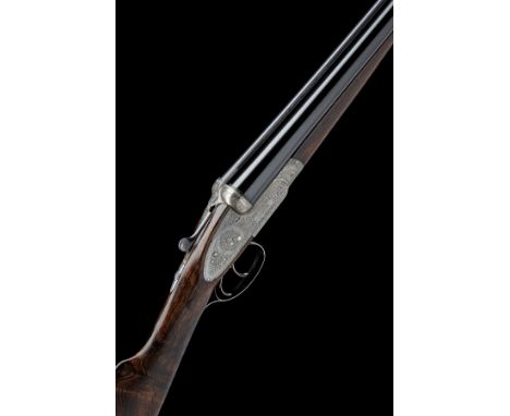 HUSSEY A 12-BORE 'IMPERIAL EJECTOR' SIDELOCK EJECTOR, serial no. 2029, circa 1914, 28in. nitro barrels, the rib re-engraved '