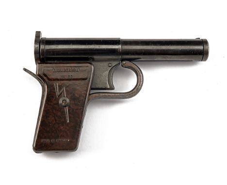 A RARE BOXED .177 'THUNDERBOLT JUNIOR' CONCENTRIC PISTON AIR-PISTOL, no visible serial number, manufactured by Producit Ltd.,