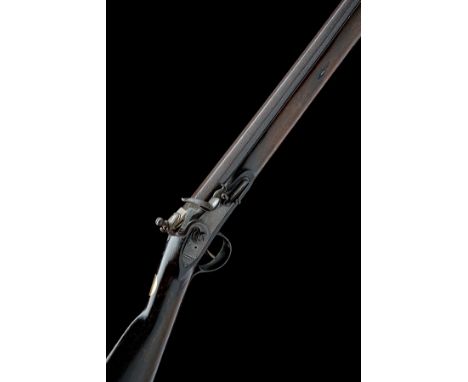 A 20-BORE FLINTLOCK SPORTING GUN SIGNED TWIGG, no visible serial number, in the style of a fusil circa 1780, with octagonal t