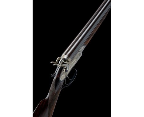 W. J. GALLYON A 12-BORE HALL 1871 PATENT TOPLEVER HAMMERGUN, serial no. '529', circa 1874, serial numbers to barrels and flat