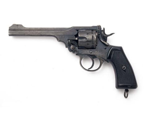 A .455 WORLD WAR ONE WEBLEY 'MKVI' SERVICE REVOLVER, serial no. 156212, dated for 1915, with 6in. barrel, break open frame wi