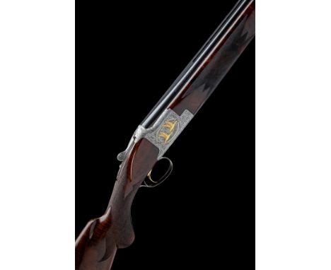 BROWNING ARMS COMPANY AN ERNST-ENGRAVED 12-BORE DELUXE 'AMERICAN PINTAIL' SINGLE-TRIGGER OVER AND UNDER EJECTOR, serial no. 8