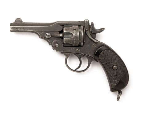 A .455 WEBLEY 'MKII' SERVICE REVOLVER, serial no. 42994, with issue stamps for 1913, 4in. barrel, break-open frame with autom
