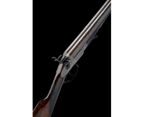 BOSS & CO. A SCARCE 12-BORE LEFAUCHEUX PATENT FORWARD-FACING UNDERLEVER HAMMERGUN, serial no. 3428, circa 1877, 30in. black p