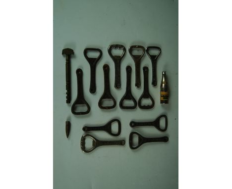 Sundry vintage advertising bottle openers