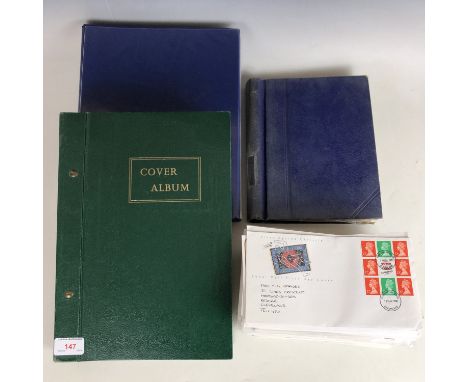 Two ring binders containing illustrated First Day Covers, 1960s-1970s, together with a quantity of further loose illustrated 