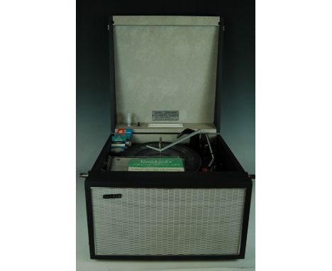 A Hacker Gondower GP42 record player with Garrard 2025 TC deck