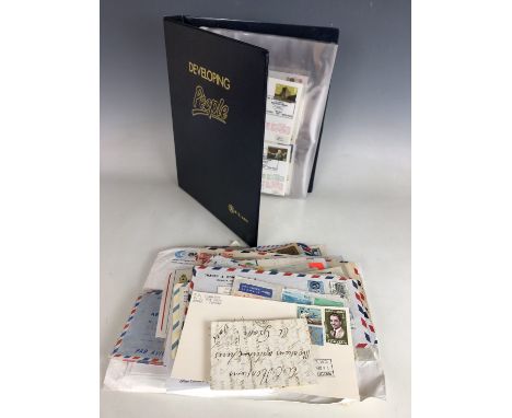 A quantity of flight / flown covers, to include a ring binder containing RAF and other commemorative covers, together with a 