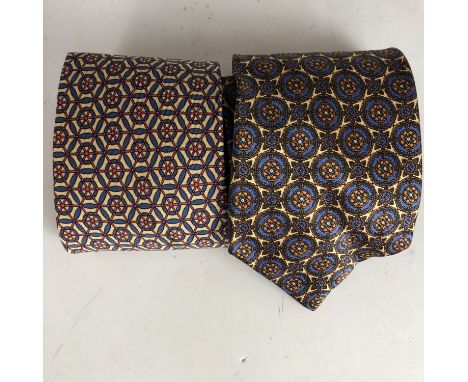 A gentleman's Hermes and Stefano Ricci for Harrods silk neckties (2)