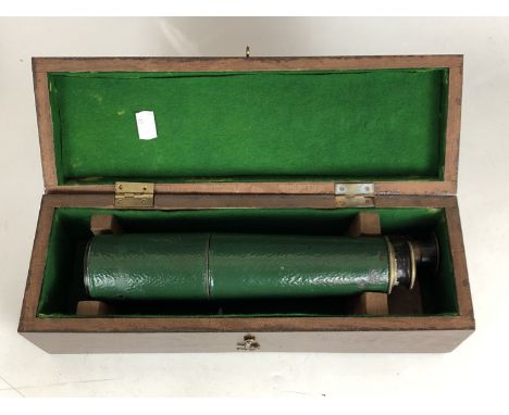 A 1940 dated British Army Signalling / GS Telescope Mk VII by Ottway &amp; Co, with high and low power oculars 
