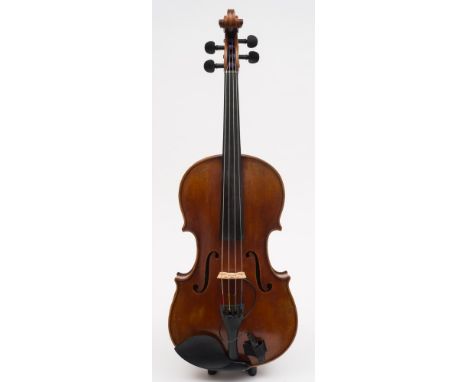 A modern viola, bears label Jay Haide Ifshin,Violins, Berkley. 2006: the two-piece back of medium flame and curl, with light 