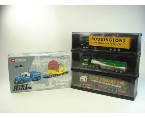 Corgi 'Heavy Haulage' No.18001 Scammell Contractor with Nicholas Bogie Trailer and Steam Turbine Load:, in  'Econofreight Hea