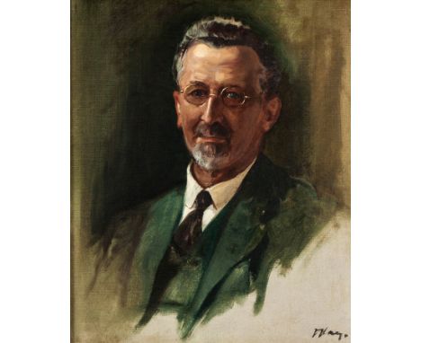 DOROTHY KAY (1886 - 1964), PORTRAIT OF HERBERT RUSSELL PRITCHETT - MAYOR 1926, oil on canvas, signed, 59 by 50cm.