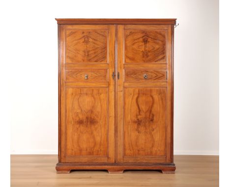 A GENTLEMAN'S COMPACTUM WARDROBE BY COMFITMENTS, PICCADILLY, LONDONearly 20th century, of walnut and mahogany, complete with 