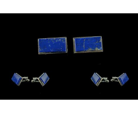 Lapis Cufflinks. 