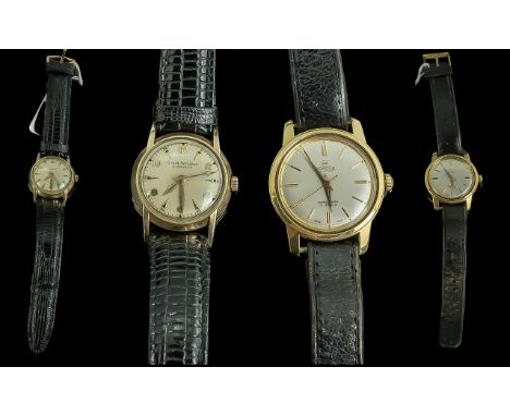 Gents Girard Perregaux Gyromatic Wristwatch, 31mm Gold Tone Case. Together With A Roamer Manual Wind Wristwatch, Both In Work