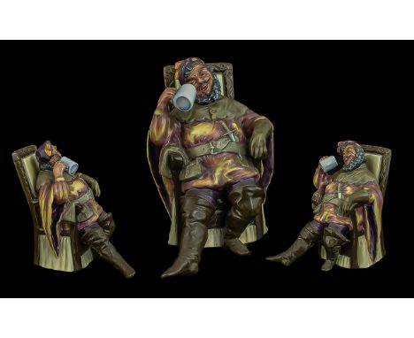 Royal Doulton Handpainted Figurine - 'The Foaming Quart' HN2162 Designer M Davies. Issued 1955-1992. Height 6'' (15.2 cm) 1st