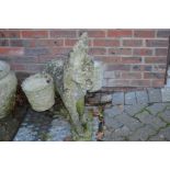 An unusual garden planter modelled as a donkey.