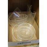 Perspex stands.