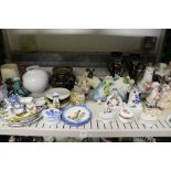 A quantity of decorative and ornamental china.