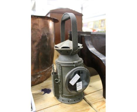 A hand lantern.