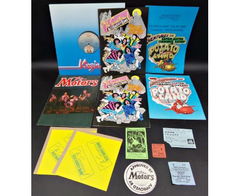 Spirit - programmes and tickets for 1973 and 1981 Potatoland tours, The Sensational Alex Harvey Band - two programmes and tic