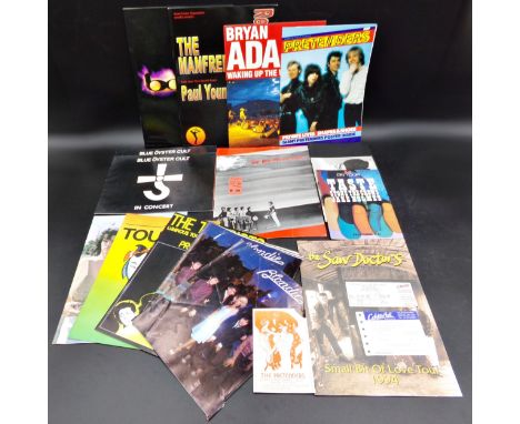 Collection of tour programmes - The Pretenders 1980 with ticket, Sparks 1975 Indiscreet tour with three tickets and 1974 with