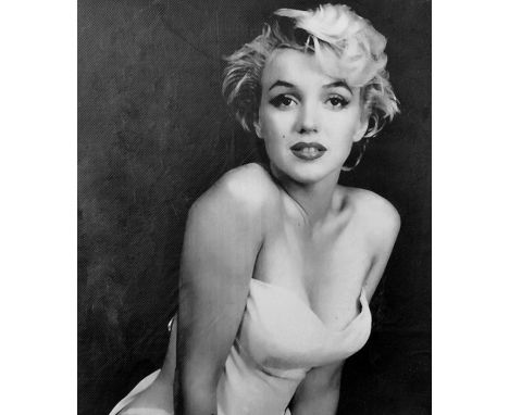 20th Century American School. Portrait of Marilyn Monroe, Photographic Reproduction, 14" x 12".