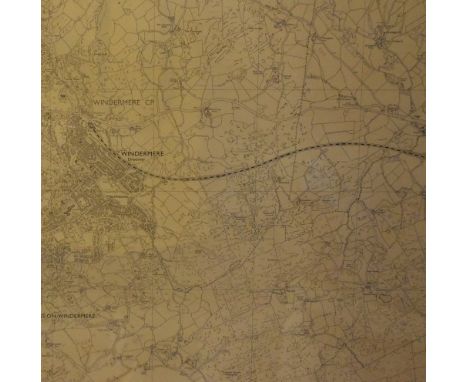 *Local Interest - An Ordnance Survey Map of Cumbria, Sheet SD 49 NW, scale 1:10000, showing Windermere and surrounding area, 