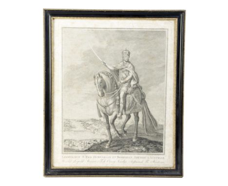Twelve various portrait engravings from Mentmore, the majority of kings, emperors and generals, including: Leopold II Holy Ro