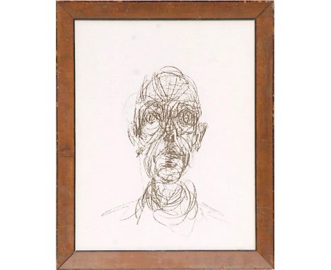 ALBERTO GIACOMETTI 'Diego', lithograph, printed by Maeght, 35cm x 28cm, framed and glazed. 
